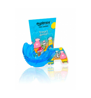 J3Mb Myobrace для малышей Этап 3. Коррекция прикуса. MEDIUM / Голубой (MRC)